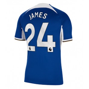 Chelsea Reece James #24 Koszulka Podstawowych 2023-24 Krótki Rękaw